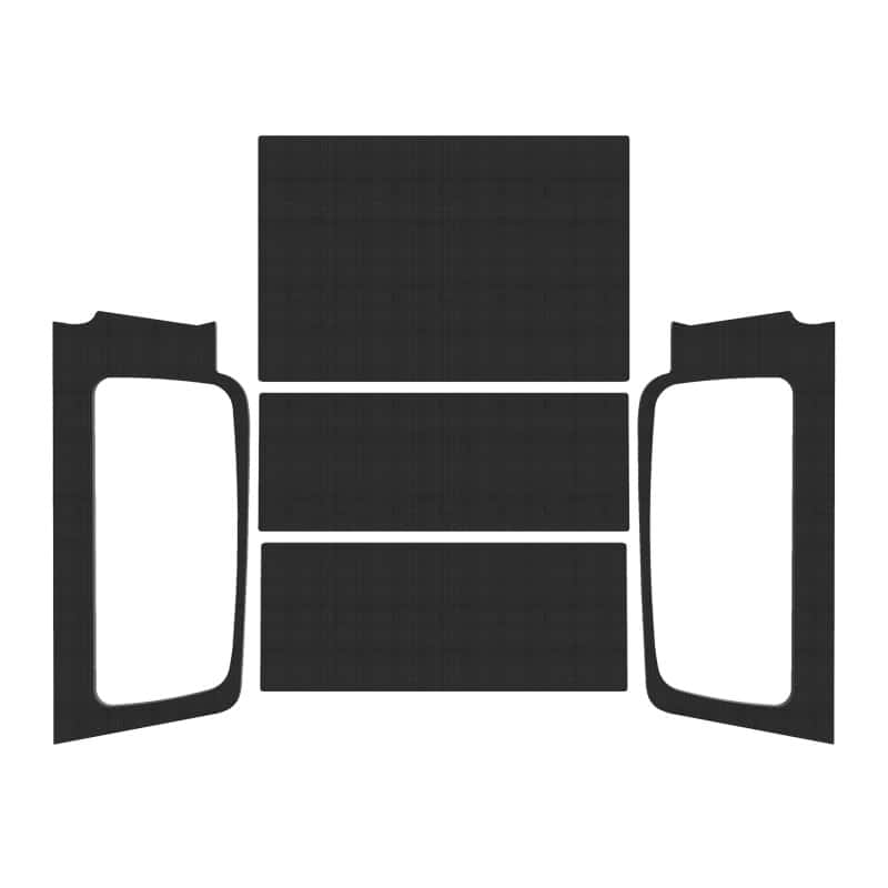 DEI — DEI 04-06 Jeep Wrangler LJ Unlimited Headliner Complete Kit - Black
Sound Dampening Kit - view 2