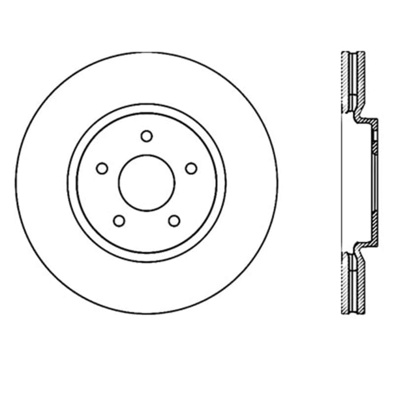 Stoptech — StopTech Infiniti G37 / Nissan 370Z SportStop Slotted & Drilled Front Right Rotor
Disc Brake Rotor
Slot/Drill Rotor - view 7