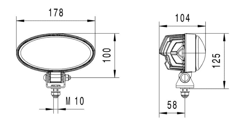 Hella — Hella Work Lamp Na 0Gr Md1224 Dt Ov902 1Gb - view 6