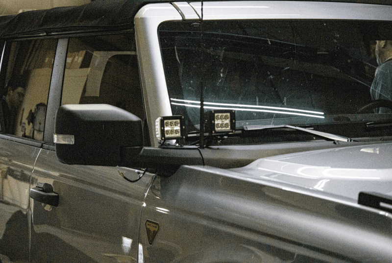 Fishbone Offroad — Fishbone Offroad 2021+ Ford Bronco Light Brackets - Black - view 3