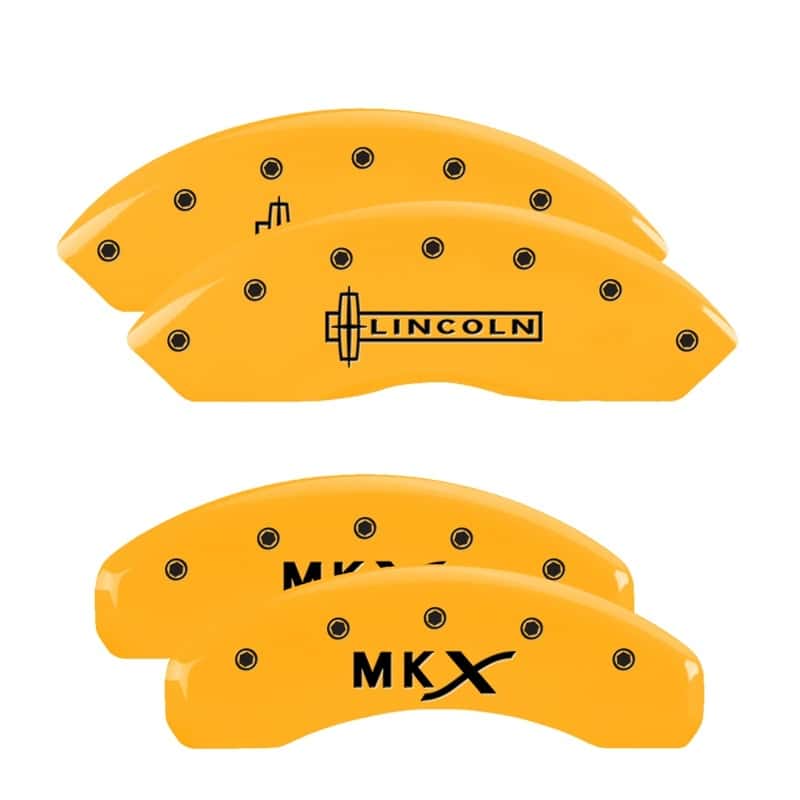 MGP — MGP 4 Caliper Covers Engraved Front Lincoln Engraved Rear MKX Yellow finish black ch
Caliper Covers - view 1