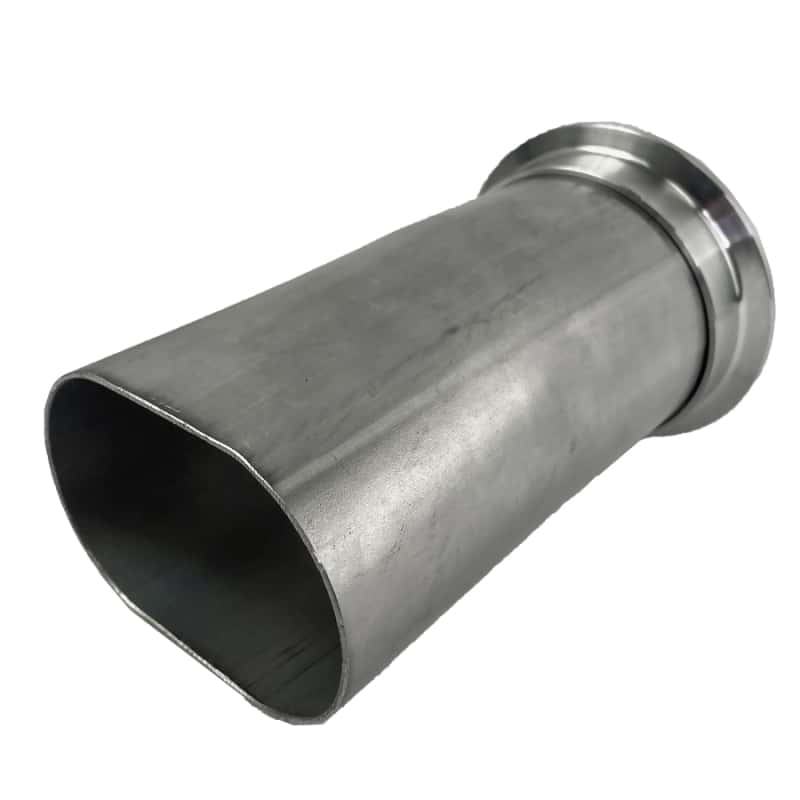 Granatelli Motor Sports — Granatelli 3.0in Round to 3.0in Oval Exhaust Adapter w/V-Band
Exhaust Pipe Adapter - view 1