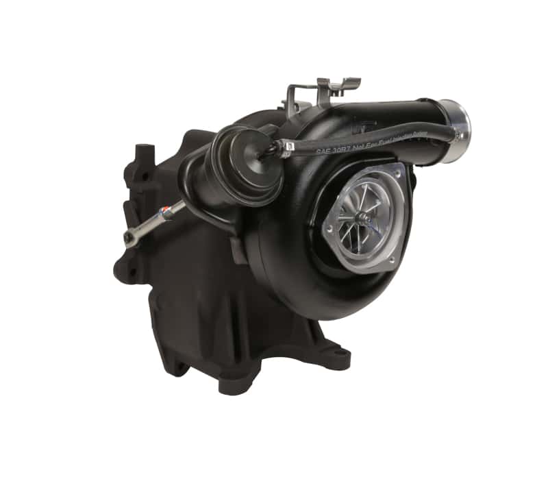 Fleece Performance — Fleece Performance 01-04 GM Duramax 6.6L LB7 63mm Billet LB7 Cheetah Turbocharger
Turbo - view 5