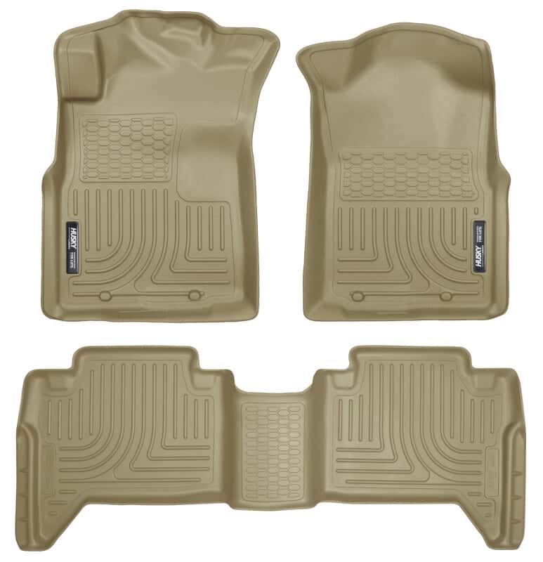 Husky Liners — Husky Liners 05-13 Toyota Tacoma WeatherBeater Combo Tan Floor Liners
Floor Liners - view 1