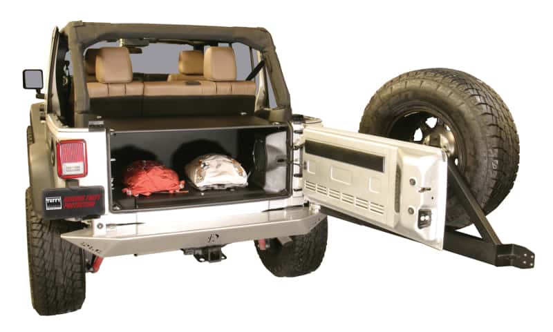 Tuffy Products — Tuffy Jk Unlimited Tailgate Enclosure- Black For 2011+
Cargo Enclosure - view 2