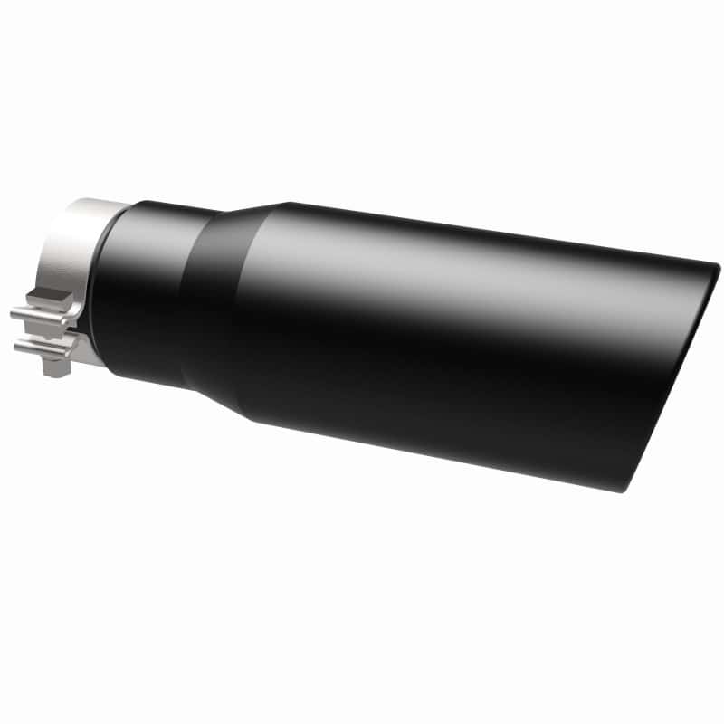 Magnaflow — MagnaFlow Tip Stainless Black Coated Single Wall Round Single Outlet 5in Dia 3.5in Inlet 14.5in L
Stainless Steel
Exhaust Tip - view 18