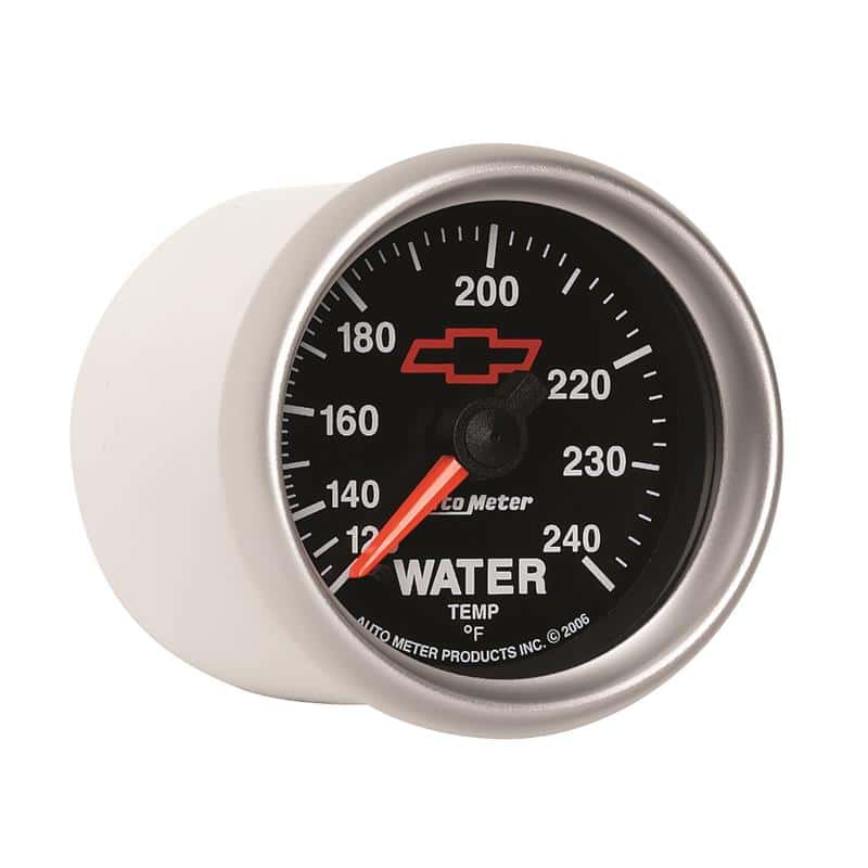 AutoMeter — Autometer Sport-Comp II 2-1/16in 120-240 Deg Mechanical Water Temp Gauge - Bowtie Black
2-1/16" WATER TEMP, - view 7