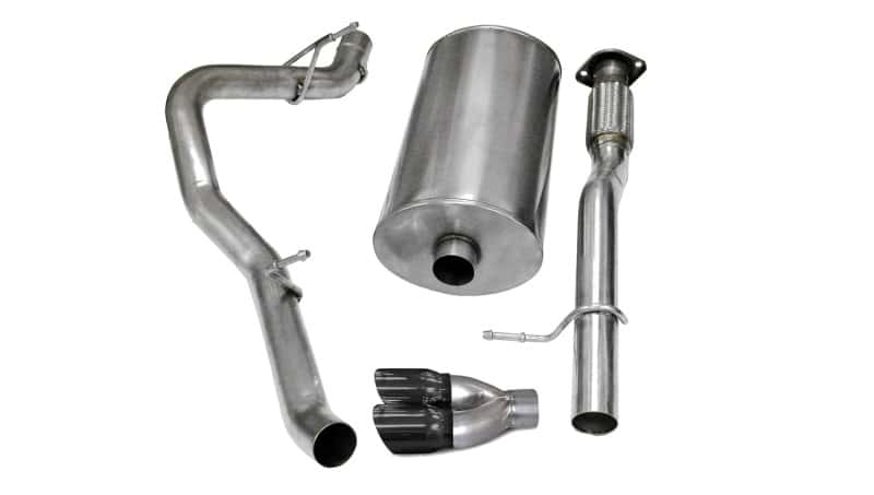 CORSA Performance — Corsa 2007-2009 Chevrolet Avalanche 6.0L V8 3in Cat-Back Single Side w Twin 4in Black Pro-SeriesTips
Exhaust - view 3