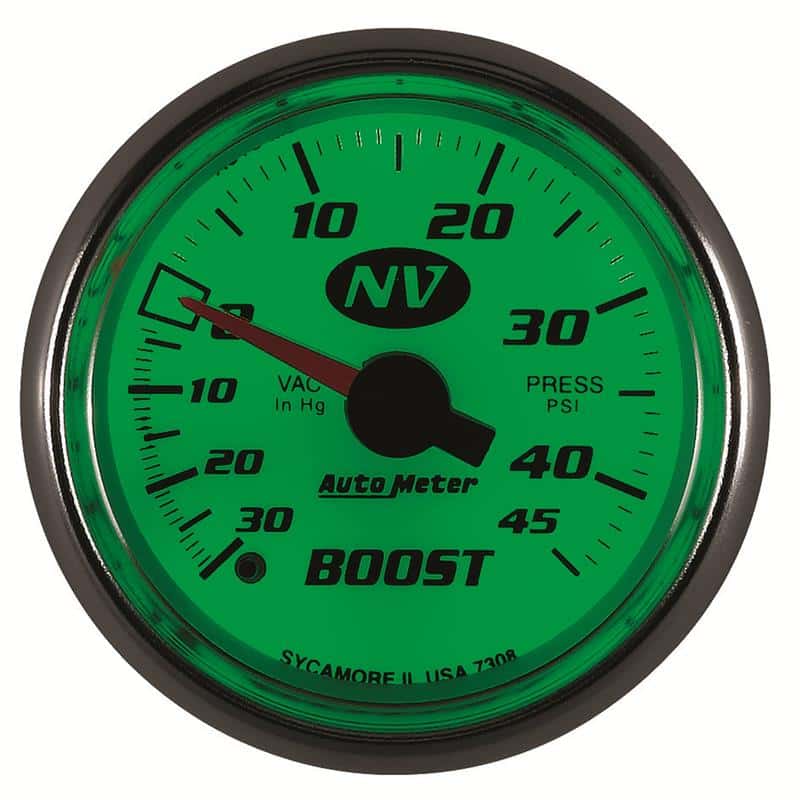 AutoMeter — Autometer 52mm Mechanical 30 In Hg-Vac/45 PSI Vacuum / Boost Gauge
2-1/16" BOOST-VAC, 3 - view 3