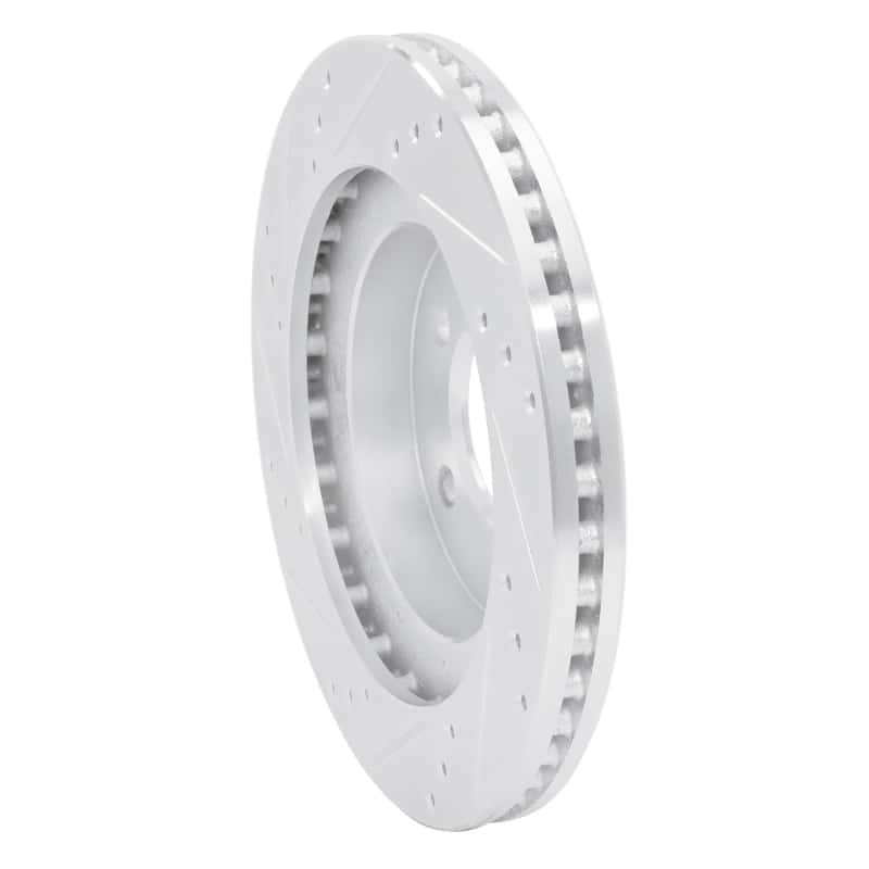 R1 Concepts — R1 98-04 Chrysler 300M Front Right Drilled & Slotted Silver Brake Rotor
R1 Brake Rotor Drill - view 4