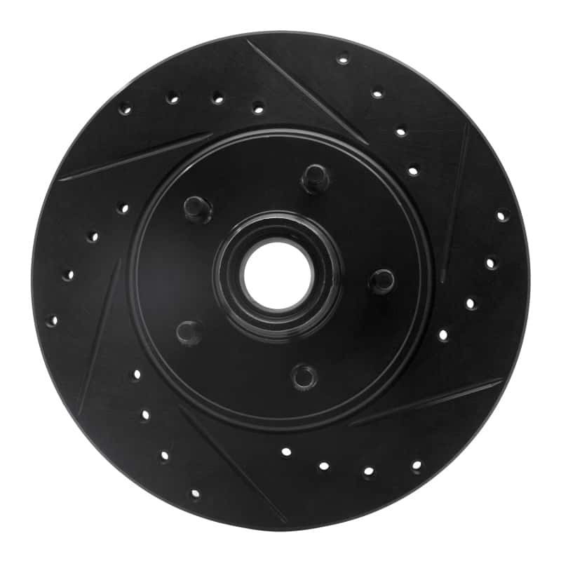 R1 Concepts — R1 95-11 Ford Explorer Front Right Drilled & Slotted Black Brake Rotor
R1 Brake Rotor Drill - view 1