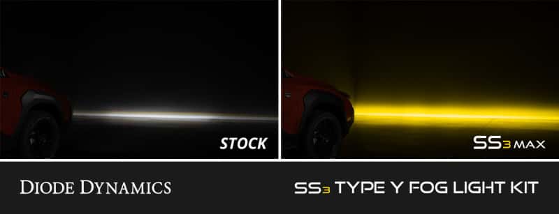Diode Dynamics — Diode Dynamics SS3 SAE Type Y Fog Light Kit - Yellow SAE Fog - view 6