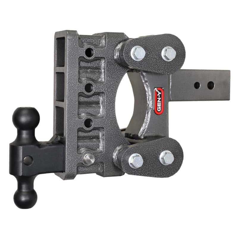 GEN-Y Hitch — Gen-Y The Boss Torsion-Flex 3in Shank 6in Drop 3.5K TW 32K Hitch w/GH-0161 Dual-Ball
Drop Hitch - view 2