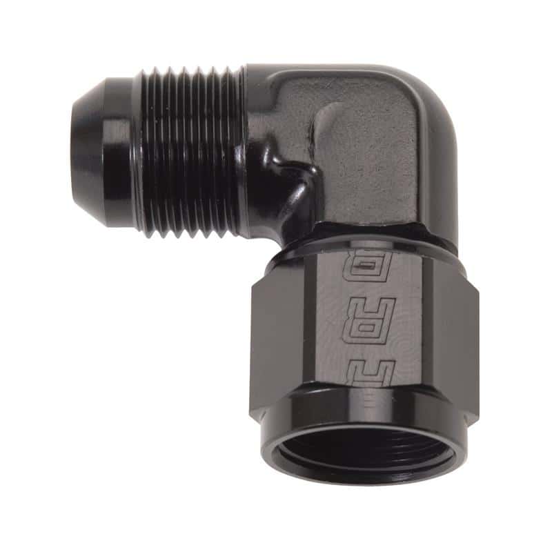 Russell — Russell Performance -6 AN 90 Degree Male AN to Female AN Fitting (Black)
Adapter Fitting - view 3