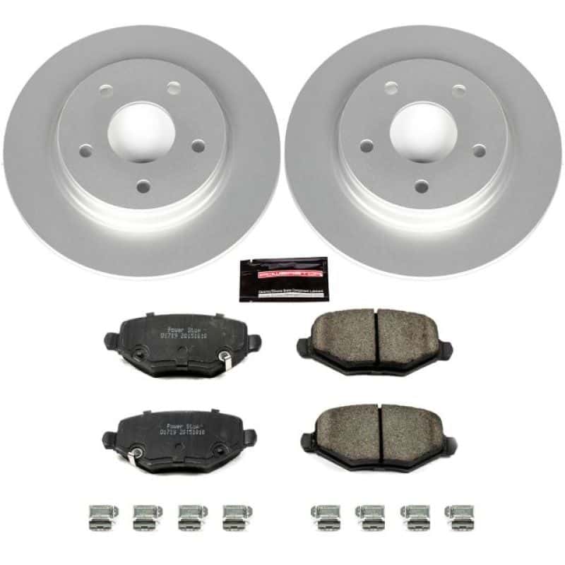 PowerStop — Power Stop 12-16 Chrysler Town & Country Rear Z17 Evolution Geomet Coated Brake Kit - view 1