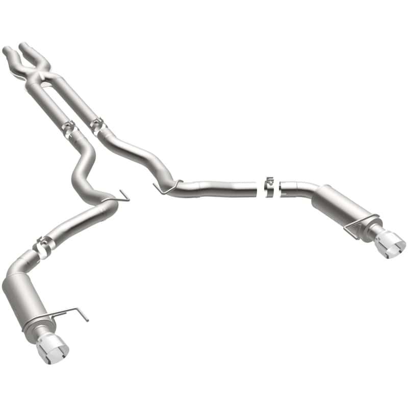 Magnaflow — MagnaFlow Cat Back, SS, 3in, Competition, Dual Split Polished 4.5in Tips 2015 Ford Mustang GT V8 5.0
Cat-Back - view 28