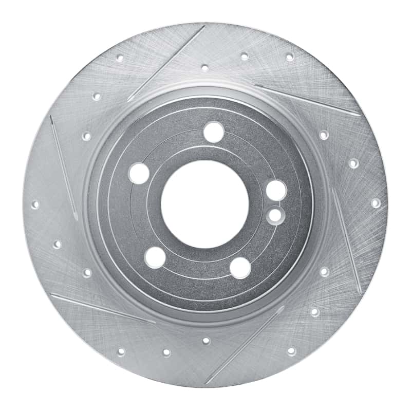 R1 Concepts — R1 19-26 Mercedes-Benz A220 Rear Left Drilled & Slotted Silver Brake Rotor
R1 Brake Rotor Drill - view 1