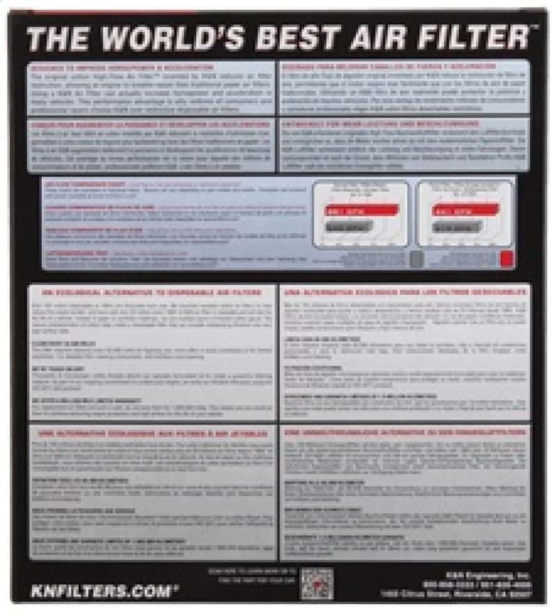 K&N Engineering — K&N 08-11 Lexus IS F 5.0L Drop In Air Filter
Replacement Air Filt
Air Filter - view 10