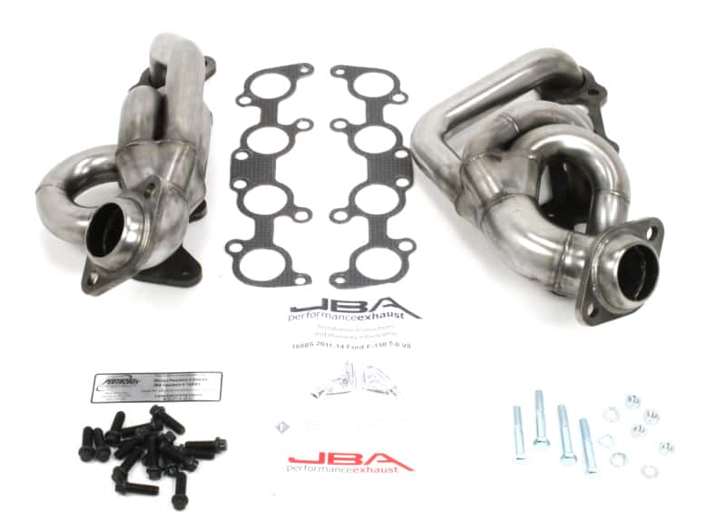 JBA — JBA 11-14 Ford F-150 5.0L Coyote 1-5/8in Primary Raw 409SS Cat4Ward Header
Exhaust Header - view 1
