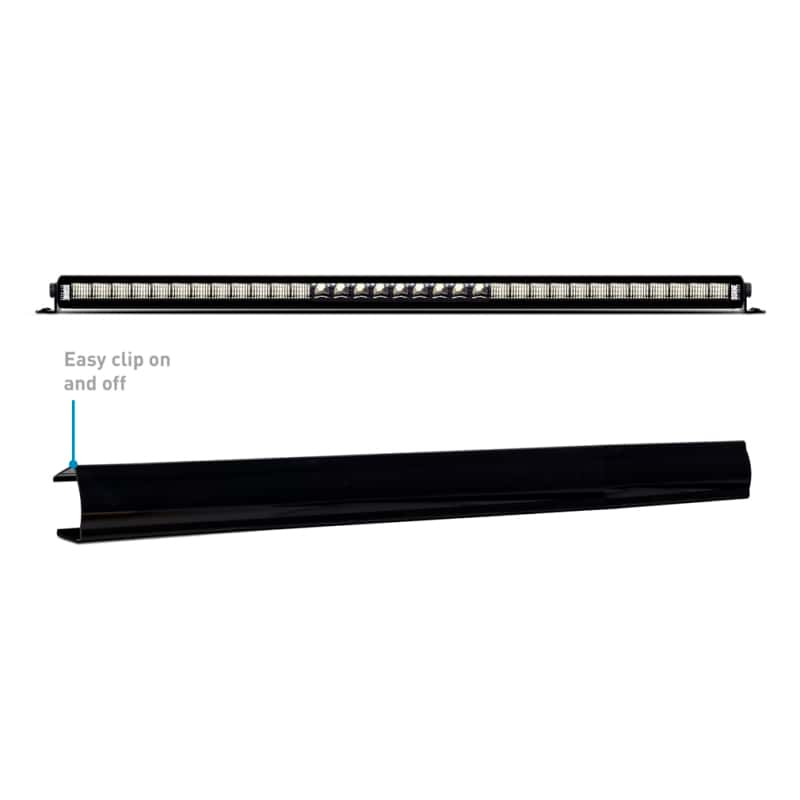 Borne Off-Road — Borne Off-Road Light Bar Cover Single Row 30in Black - view 3