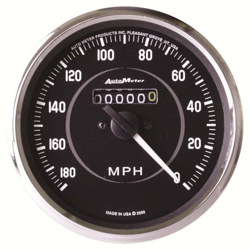 AutoMeter — Autometer Cobra 4 inch 0-180 MPH Mechanical Speedometer
4" SPD 180MPH COBRA - view 1