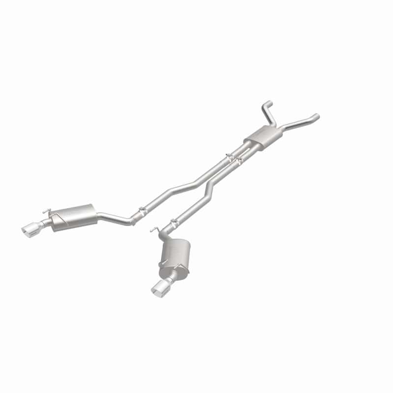 Magnaflow — MagnaFlow Cat-Back Stainless Dual Split Rear Exit 4in Polished Tips 11-15 Chevy Camaro 3.6L V6
Cat-Back - view 45