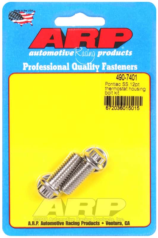 ARP — ARP Pontiac SS 12pt Thermostat Housing Bolt Kit - view 1