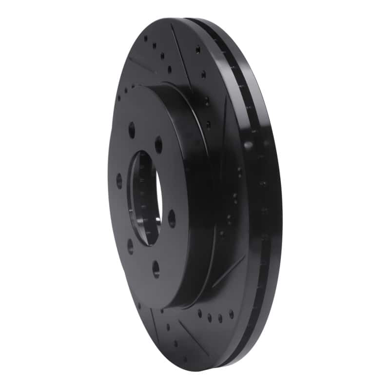 R1 Concepts — R1 04-08 Ford F-150 4WD Front Right Drilled & Slotted Black Brake Rotor
R1 Brake Rotor Drill - view 2