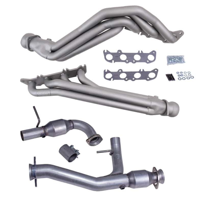 BBK — BBK 11-14 Ford F150 Coyote 5.0L 1-3/4in Long Tube Headers w/High Flow Catted Y-Pipe (Ti Ceramic)
Exhaust Header
Exhaust Kit - view 1