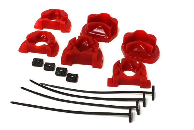 Energy Suspension — Energy Suspension 92-00 Honda Civic (Except 99-00 Si) / 93-97 Del Sol Red Motor Mount Inserts (Manua
Motor Mount - view 2