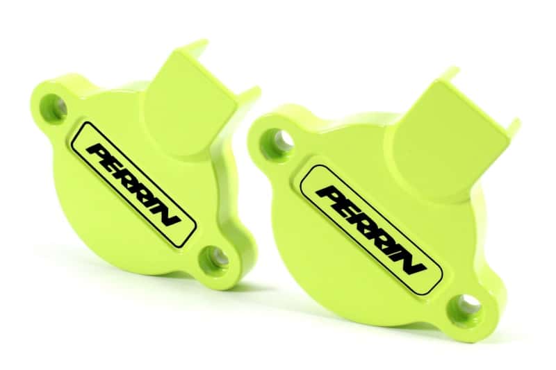 Perrin Performance — PERRIN 15-25 Subaru WRX / 04-18 Forester / 20-25 OBXT & LGXT Cam Solenoid Cover - Yellow - view 3