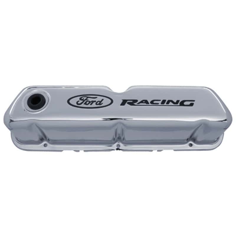 Ford Racing — Ford Racing Logo Stamped Steel Valve Covers - Chrome
Valve Cover Set - view 2