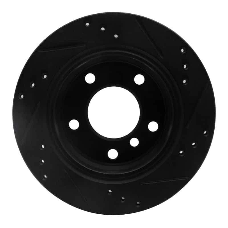 R1 Concepts — R1 96-05 BMW 323I Rear Left Drilled & Slotted Black Brake Rotor
R1 Brake Rotor Drill - view 5