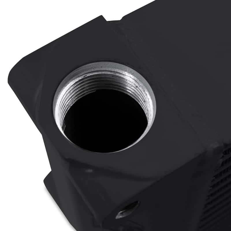 Mishimoto — Mishimoto Heavy-Duty Oil Cooler - 10in. Same-Side Outlets - Black
Oil Cooler - view 4