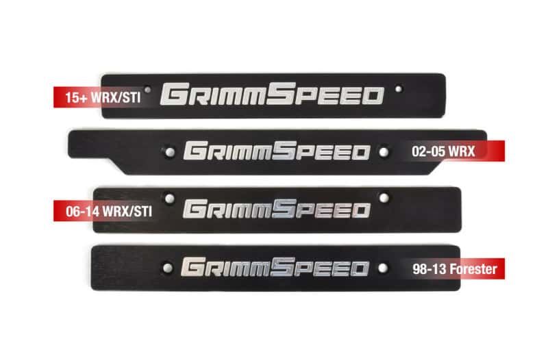 GrimmSpeed — GrimmSpeed 06-14 Subaru Impreza/WRX/STi License Plate Delete Plate - view 3