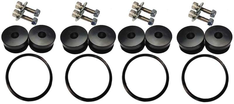 Torque Solution — Torque Solution Billet Bumper Quick Release Kit Combo (Black): Universal - view 2