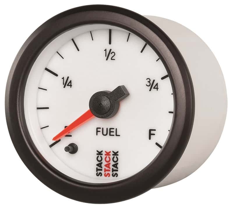 AutoMeter — Autometer Stack 52mm 0-280 Ohm Programmable Pro Stepper Motor Fuel Level Gauge - White
Ga Fu ProStpr W Univ - view 2