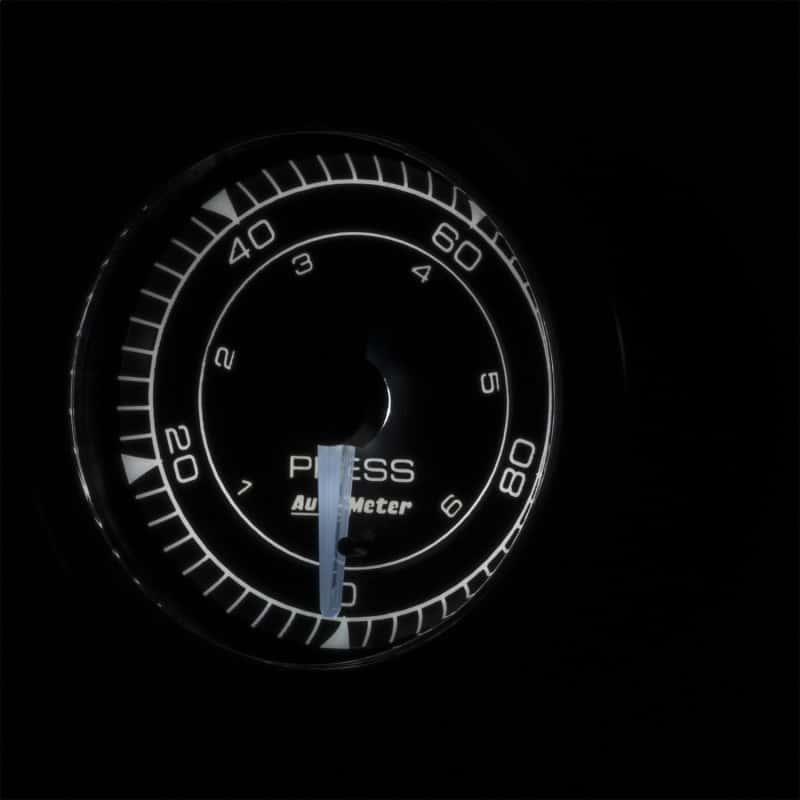 AutoMeter — Autometer Chrono 2-1/16in 100PSI Digital Pressure Gauge
GA 2" PR 100PSI S CH - view 5