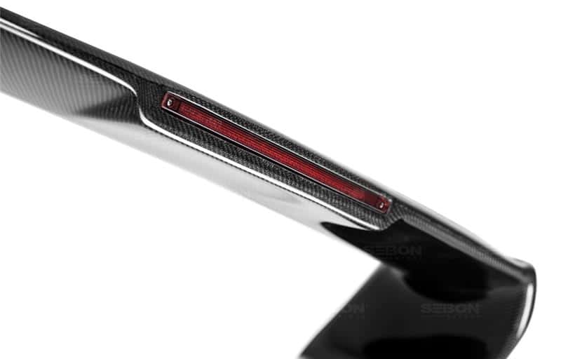 Seibon — Seibon 98-01 Subaru Impreza RB Style Carbon Fiber Rear Spoiler - view 13