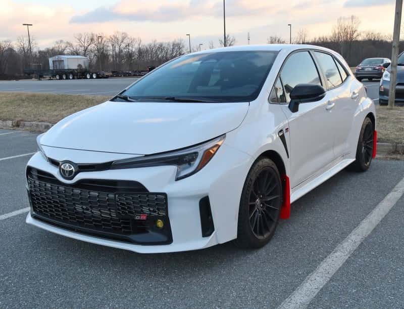 Rally Armor — Rally Armor 23-26 Toyota GR Corolla Red UR Mud Flap w/White Logo
Mud Flap - view 6