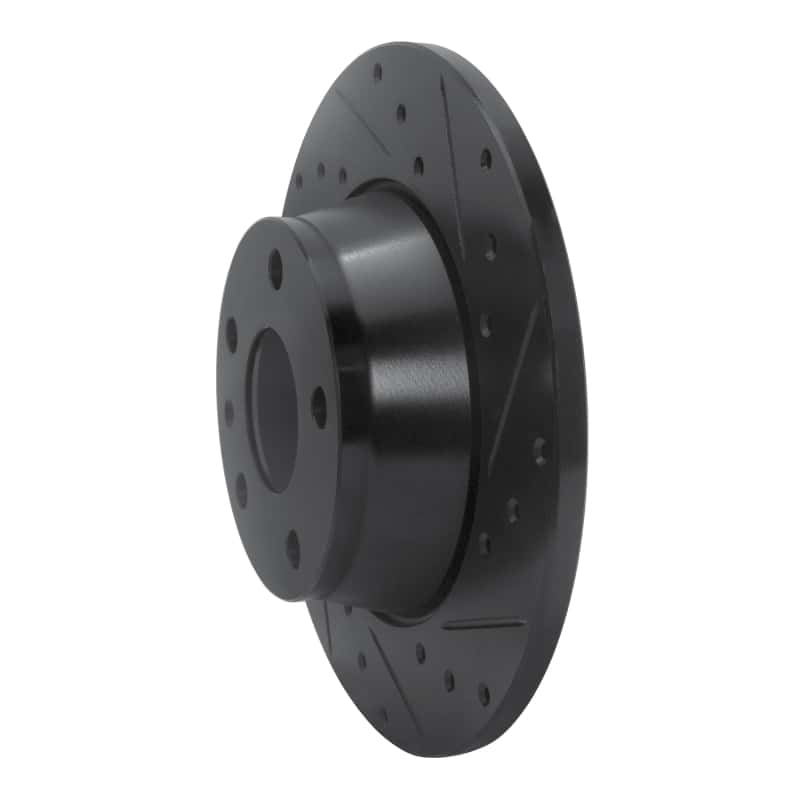 R1 Concepts — R1 08-15 Audi TT Quattro Rear Right Drilled & Slotted Black Brake Rotor
R1 Brake Rotor Drill - view 2