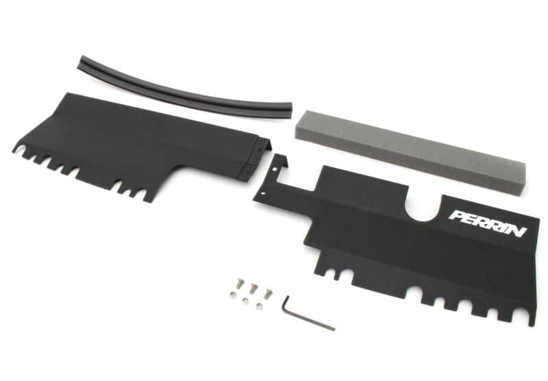 Perrin Performance — PERRIN 15-21 Subaru WRX/STI Radiator Shroud (Without OEM Intake Scoop) - Black - view 1