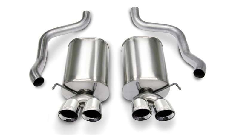 CORSA Performance — Corsa 2005-2007 Chevrolet Corvette C6 6.0L V8 Polished Sport Axle-Back Exhaust
Exhaust - view 1