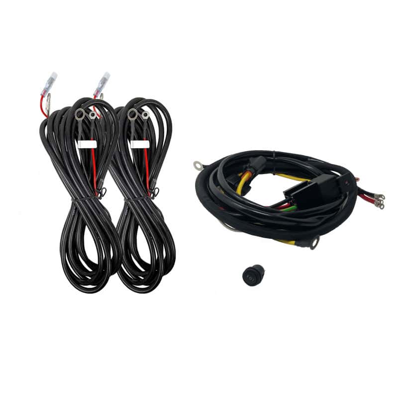 KC HiLiTES — KC HiLiTES Platform One Profile SideCast 4-Light Wiring Kit for F150/Raptor/Super Duty - view 1