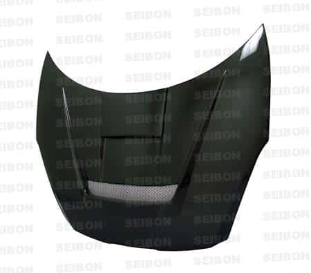 Seibon — Seibon 00-05 Toyota Celica VSII Carbon Fiber Hood - view 3