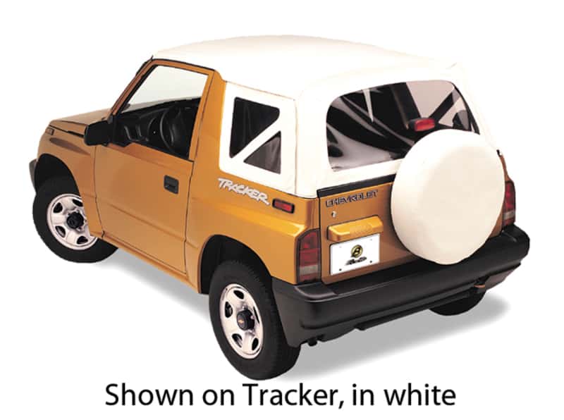 Bestop — Bestop 89-94 Tracker/Sidekick Replace A-Top (Black Denim Clear Windows No Door Skins Included)
Replace-A-Top for OE - view 2