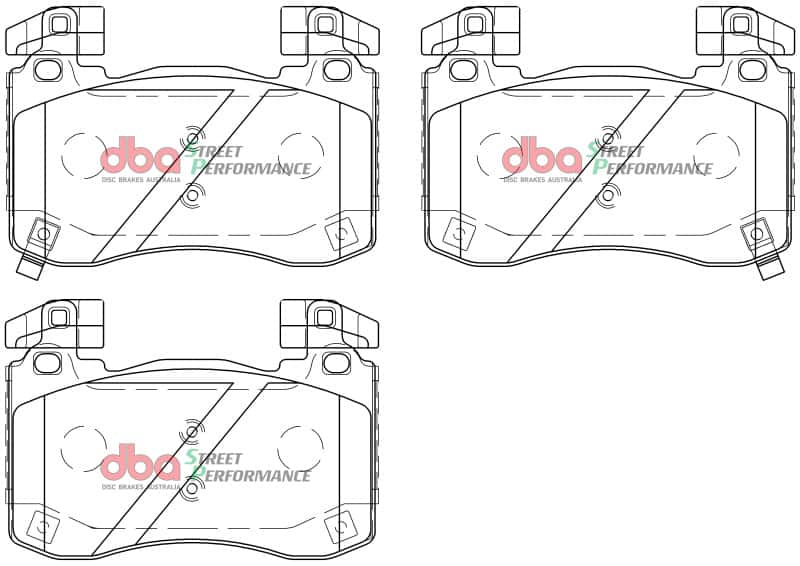 DBA — DBA 2018+ Kia Stinger V6 Twin Turbo SP Performance Front Brake Pads
Brake Pad - view 2