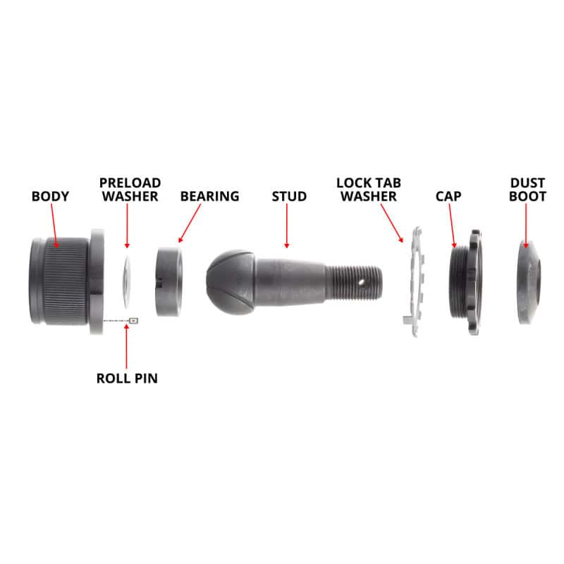 Synergy Mfg — Synergy Jeep JK/WJ HD Non-Knurled Adjustable Ball Joint Kit - view 1
