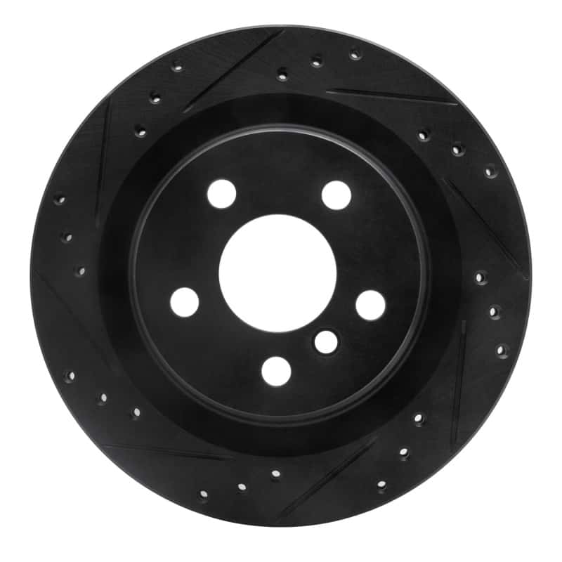R1 Concepts — R1 16-26 BMW 228I Gran Coupe Rear Left Drilled & Slotted Black Brake Rotor
R1 Brake Rotor Drill - view 1