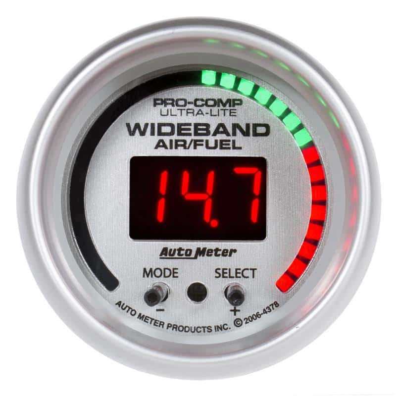 AutoMeter — Autometer Ultra-Lite 52mm Air/Fuel Ratio Pro Plus Digital w/ Peak & Warning Gauge
2-1/16" WIDEBAND PRO - view 2